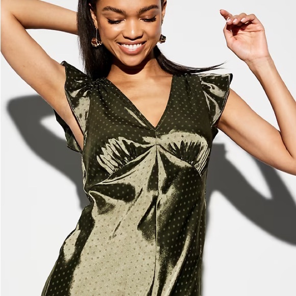 Old Navy Olive Green Maxi Dress XL - Picture 1 of 3
